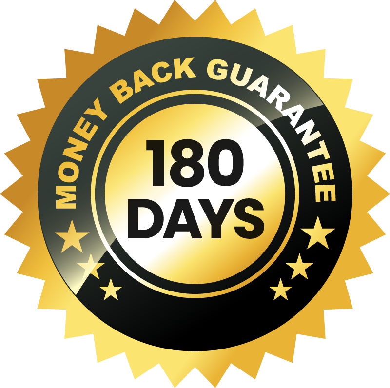 180-Day Money-Back Guarantee